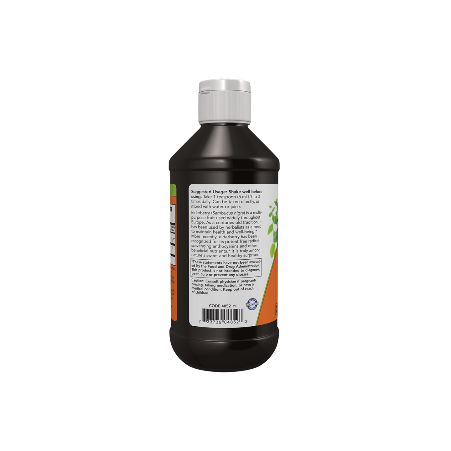 NOW Foods Elderberry para Adultos 8 fl oz (237 ml)