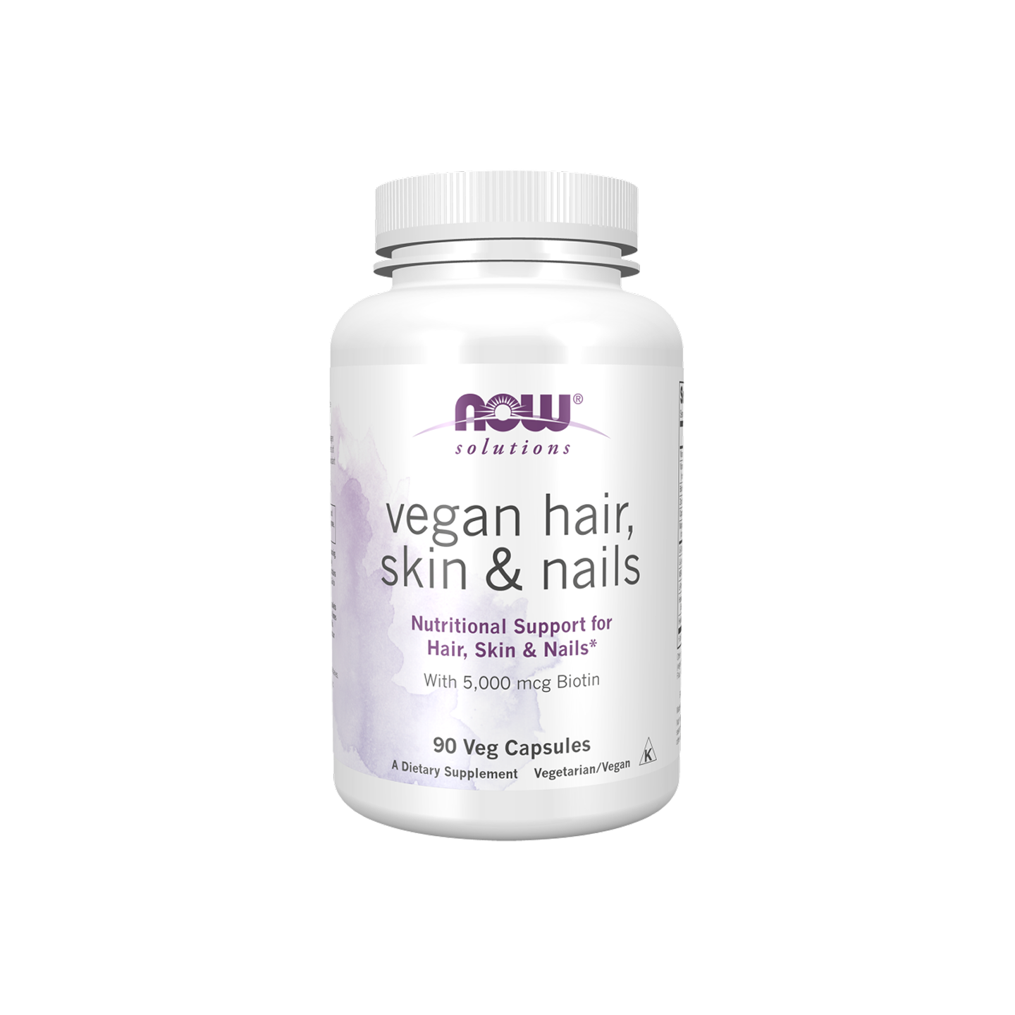 NOW Solutions Vegan Hair, Skin & Nails, 90 cápsulas vegetales