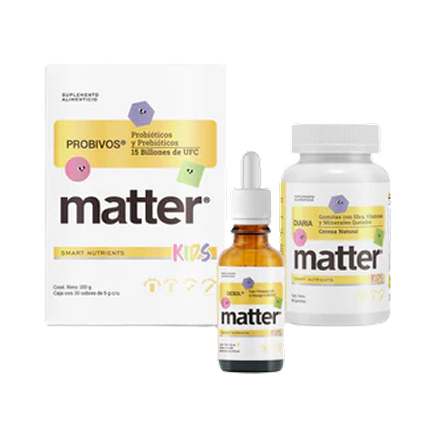 Matter Kit Kids Probivos Kids + Diaria Kids + Desol Kids