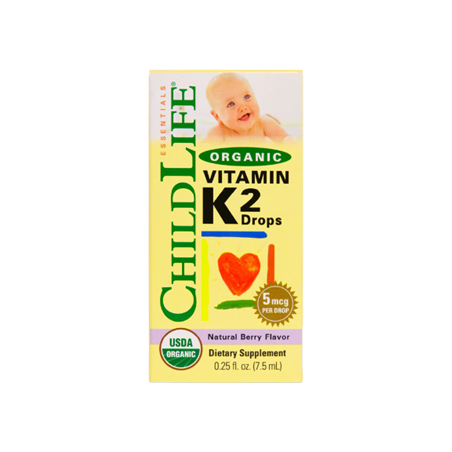 ChildLife Vitamina K2 Orgánica 0.25 fl oz (7.25 ml)