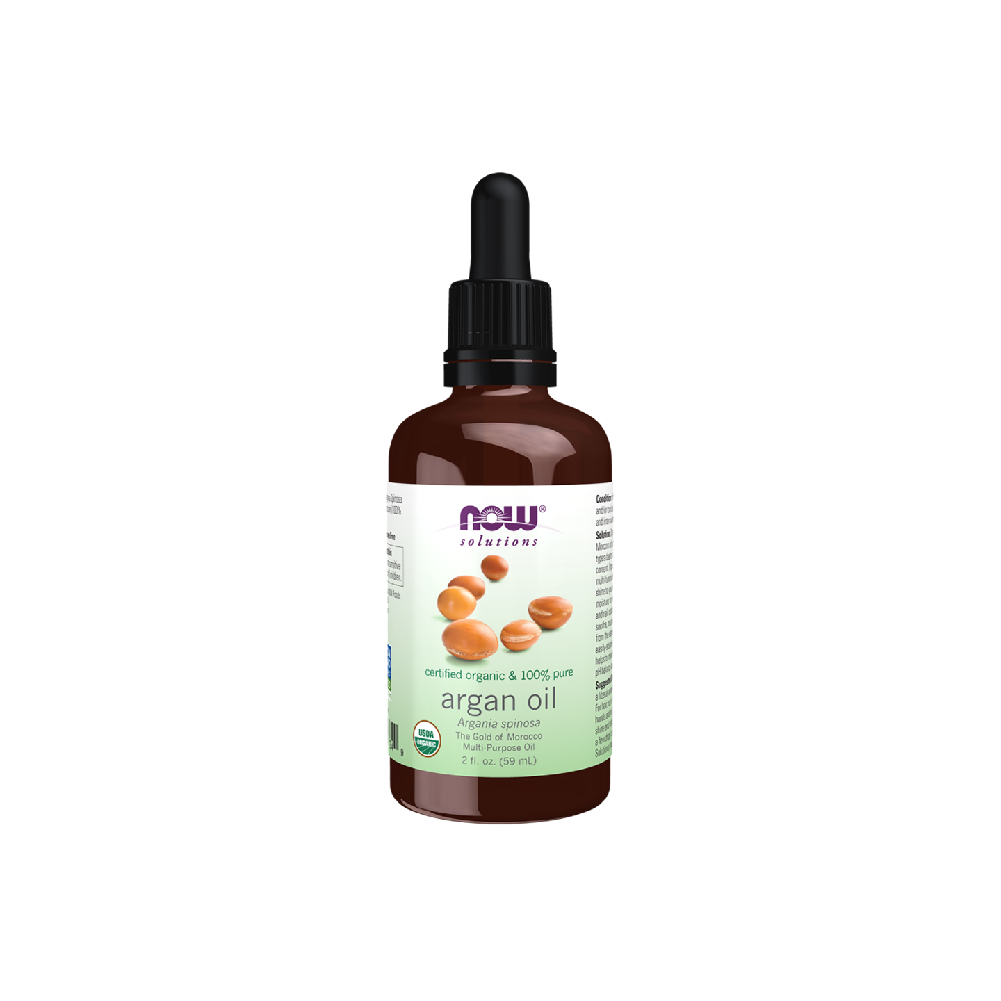 NOW Foods Aceite de Argán Orgánico 2 FL OZ (59 ml)