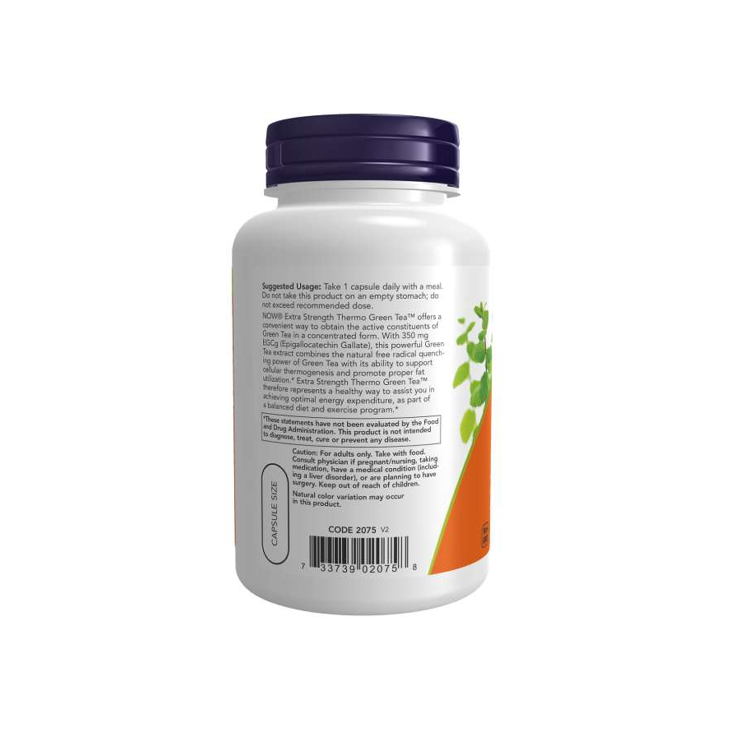 NOW Foods Thermo Green Tea Extra Strength 90 cápsulas vegetales