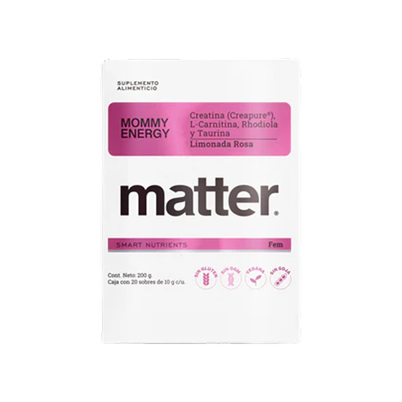 Matter Mommy Energy, 20 sobres