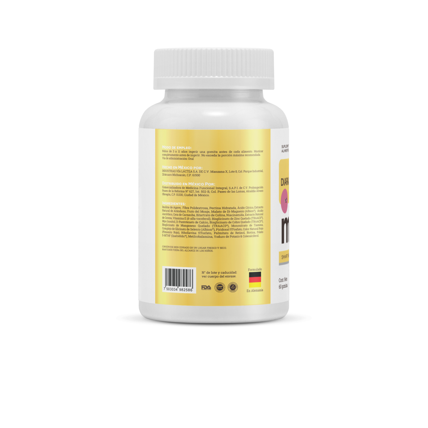 Matter Diaria Kids | Gomitas con Fibra, Vitaminas y Minerales Quelados