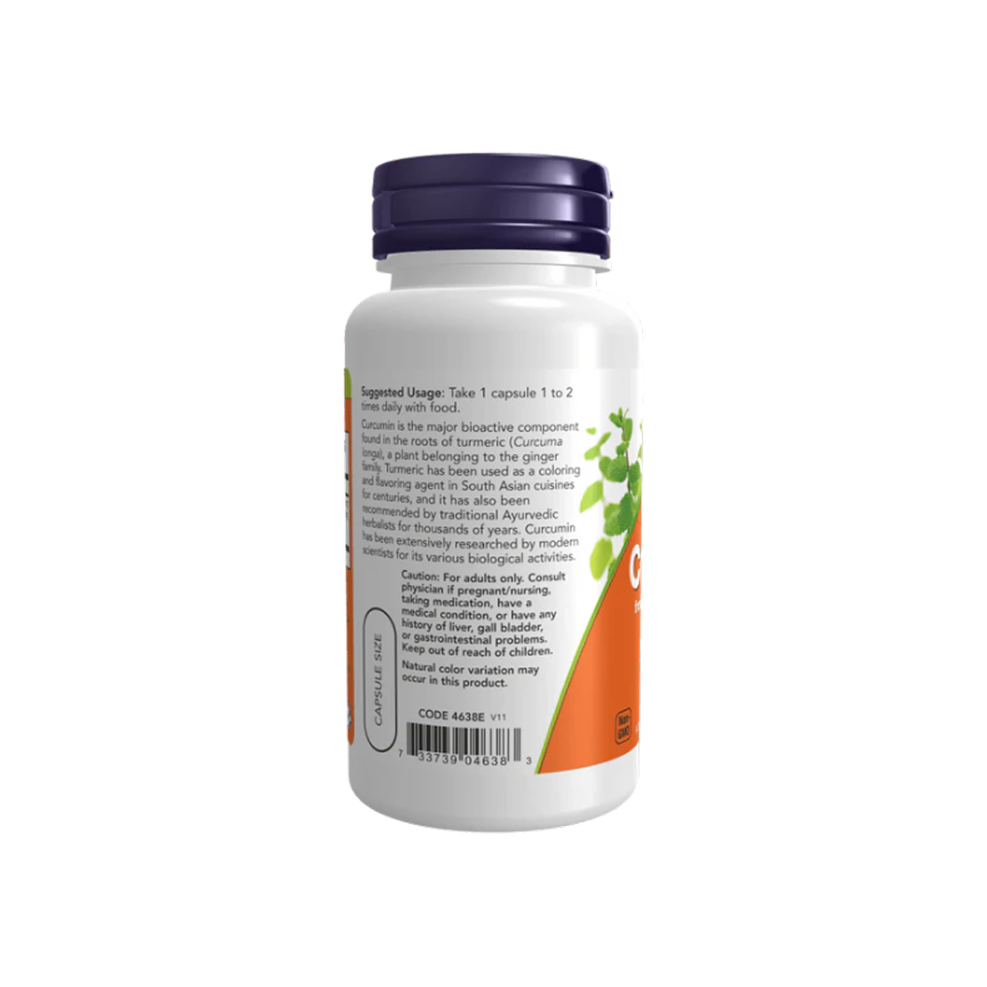 Now Foods Turmeric Curcumin 665 mg, 60 cápsulas vegetales
