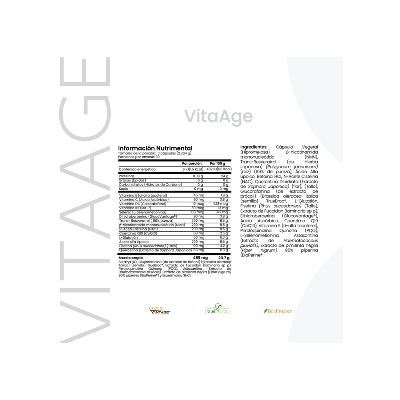 CellX VitaAge, 90 cápsulas