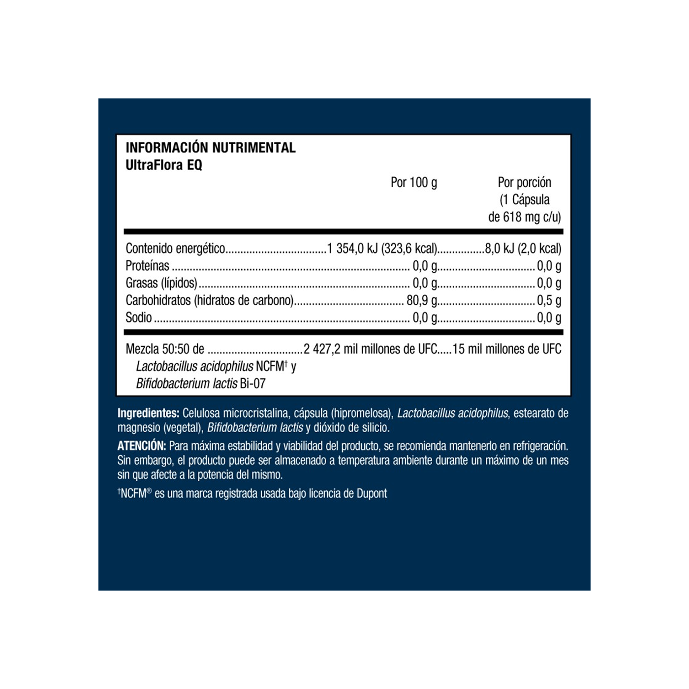 Metagenics UltraFlora EQ 60 cápsulas