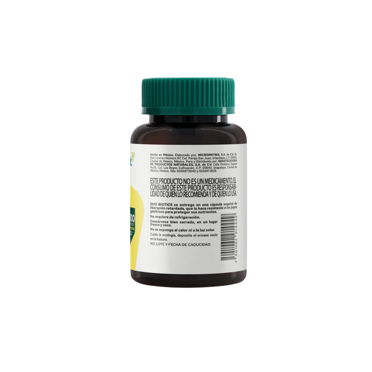 Suplemento Probióticos Duo Biotics 30 capsúlas