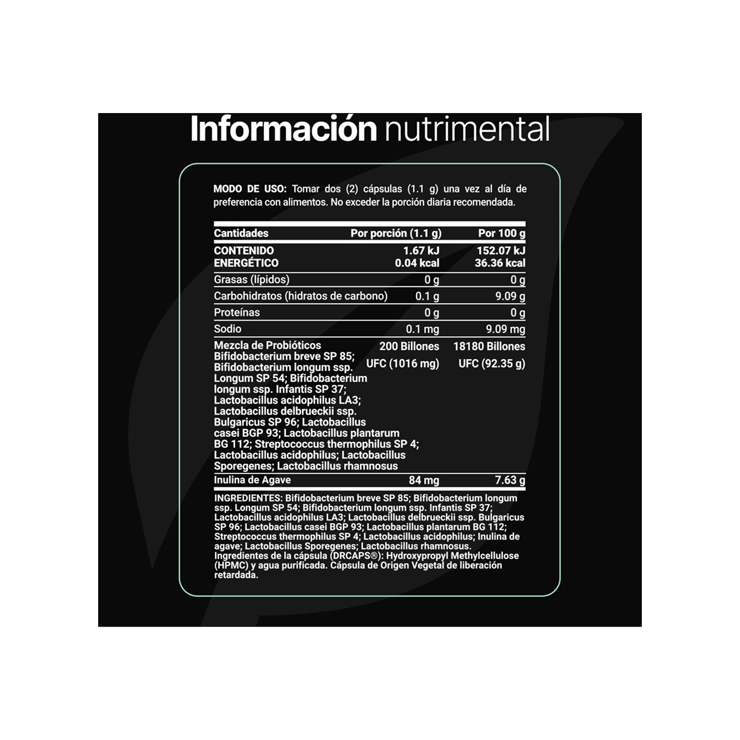 BLife 200 Billion Probióticos 11 Cepas 120 cápsulas