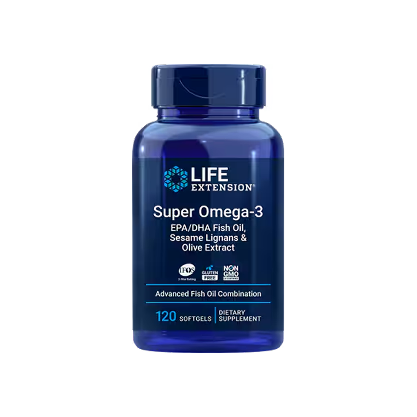 Life Extension Super Omega-3 EPA/DHA Aceite de Pescado 120 cápsulas