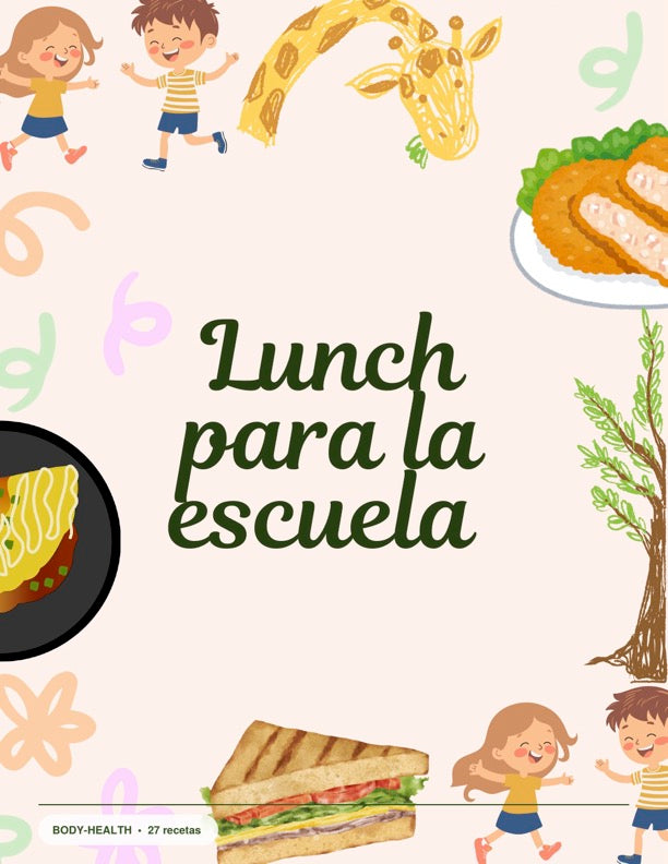 Recetario - Lunch para la escuela