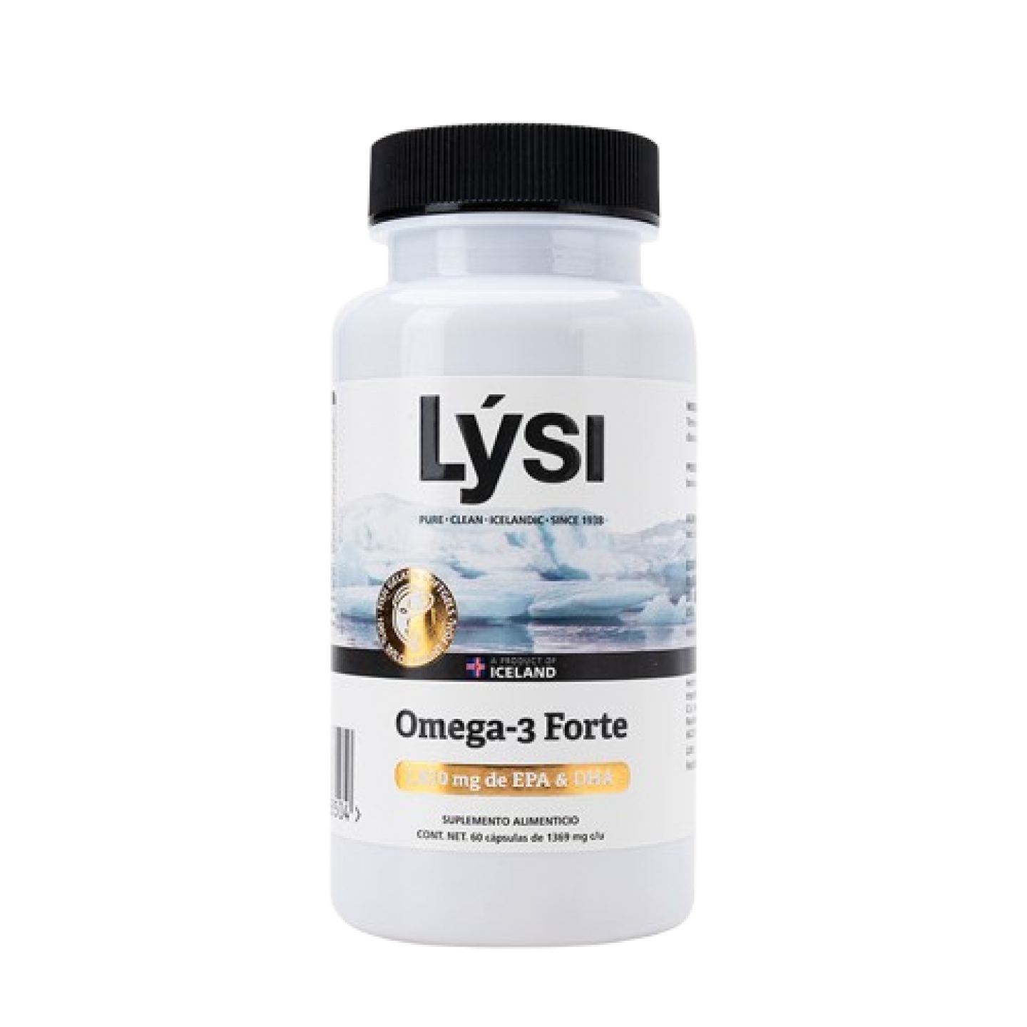 Lysi Omega 3 Forte con EPA y DHA Suplemento Alimenticio a Base de Aceite de Pescado