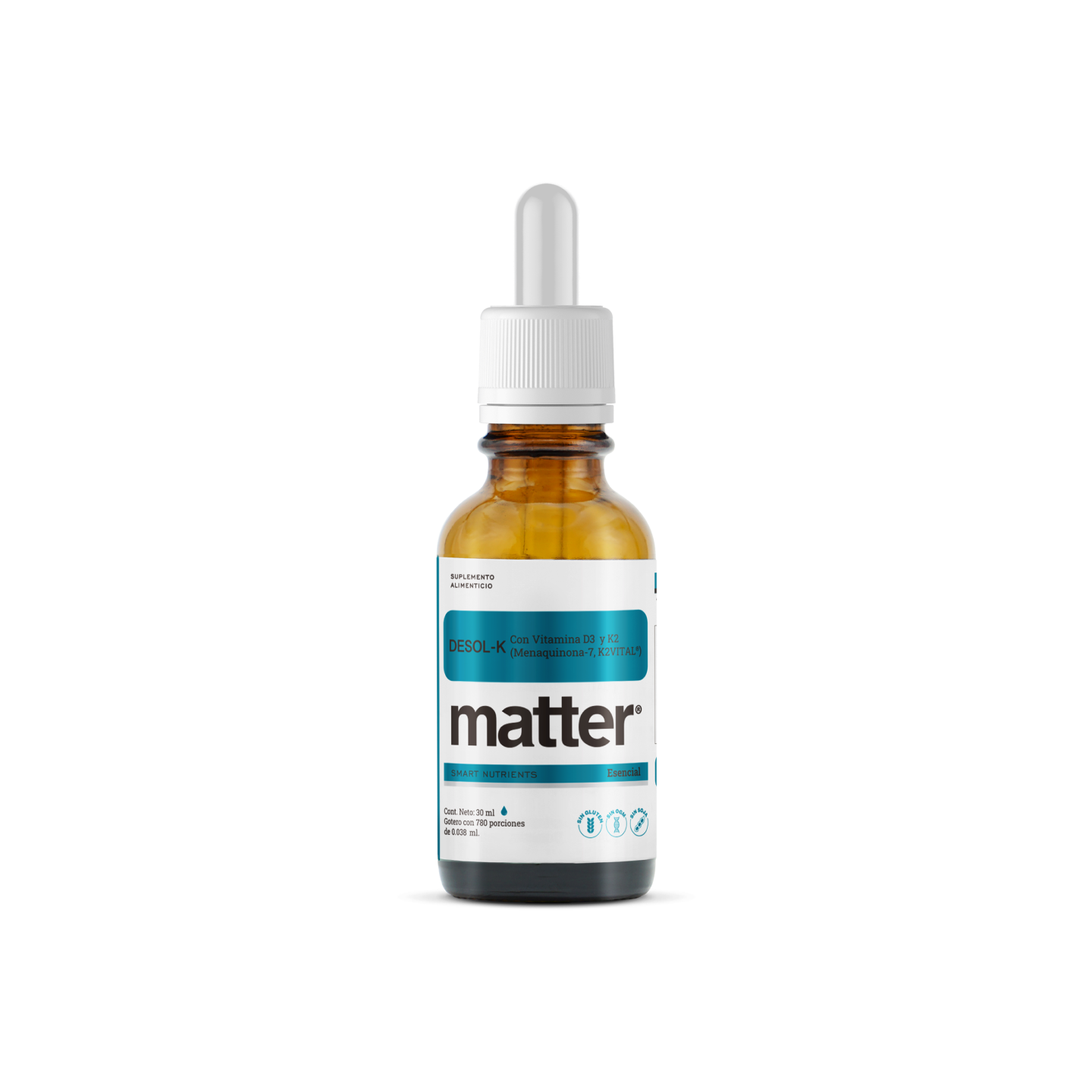 Matter Desol-K | Vitamina D3 y Vitamina K2 (MK-7)