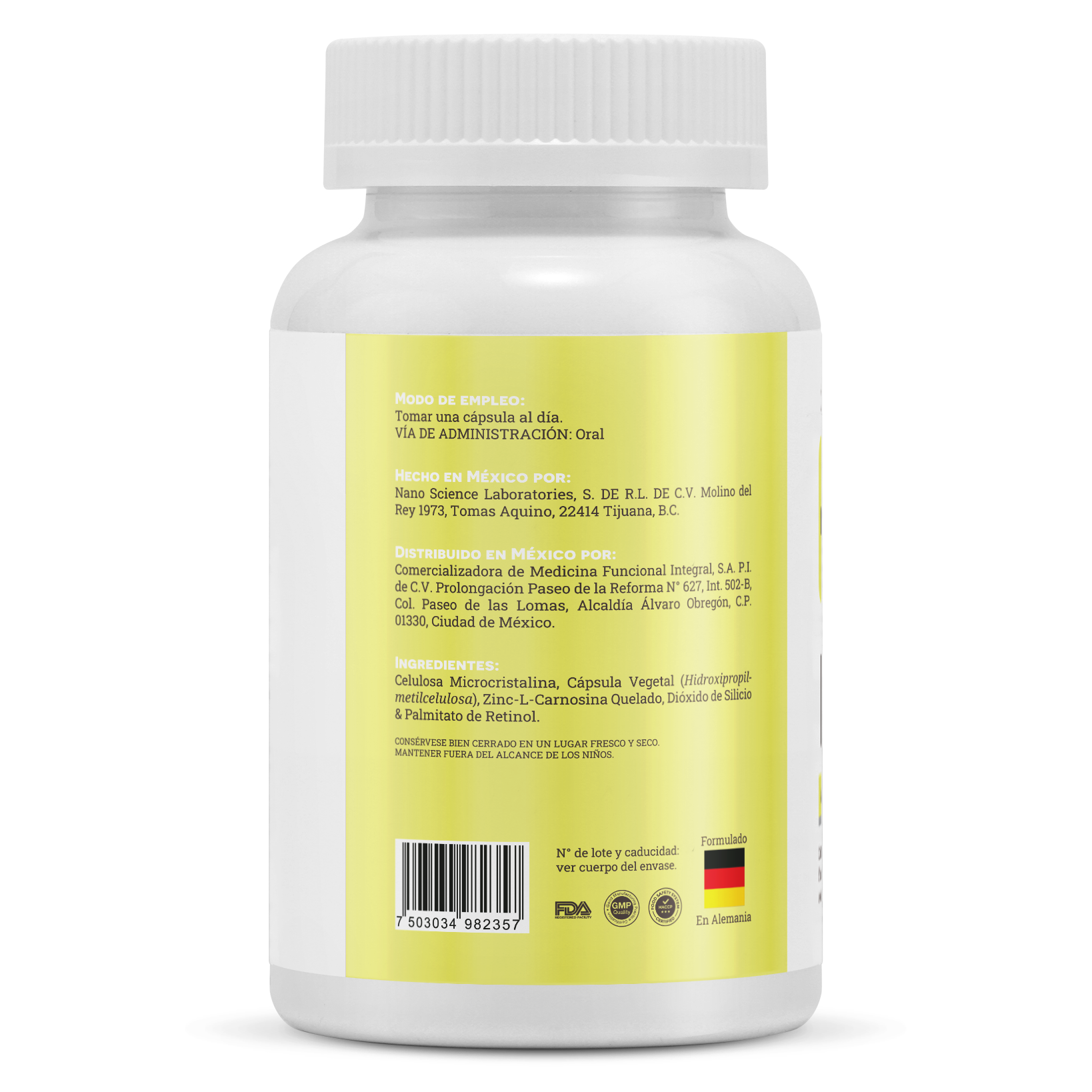 Matter Pepcil-GI - Zinc Carnosina Quelado (60 cápsulas)