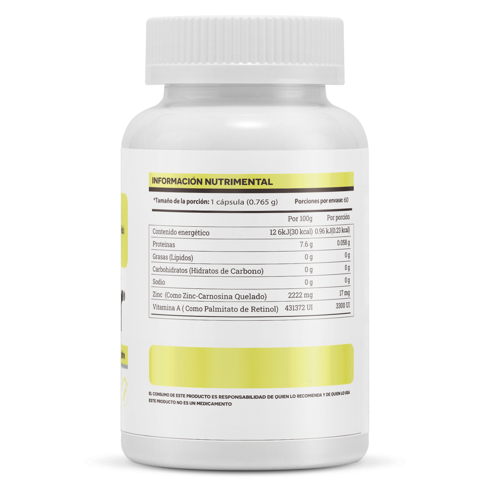 Matter Pepcil-GI - Zinc Carnosina Quelado (60 cápsulas)