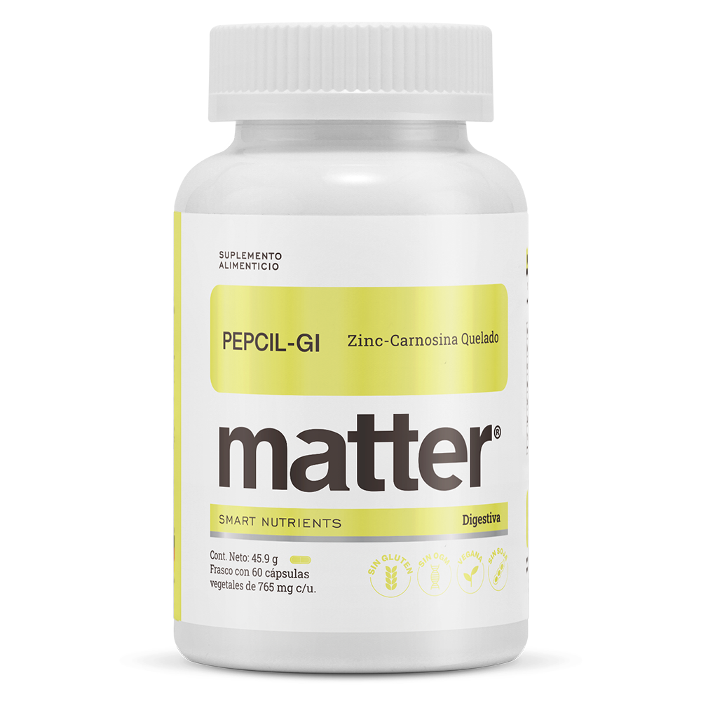 Matter Pepcil-GI - Zinc Carnosina Quelado (60 cápsulas)
