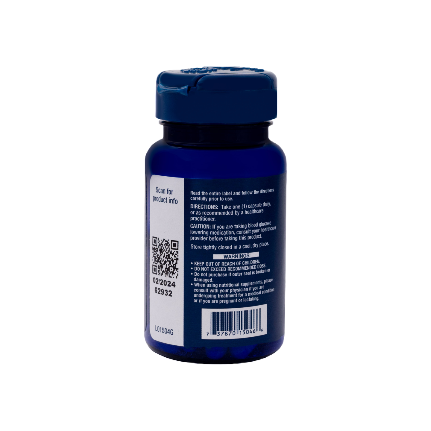 Life Extension Cromo Con Crominex 500 mcg, 60 cápsulas