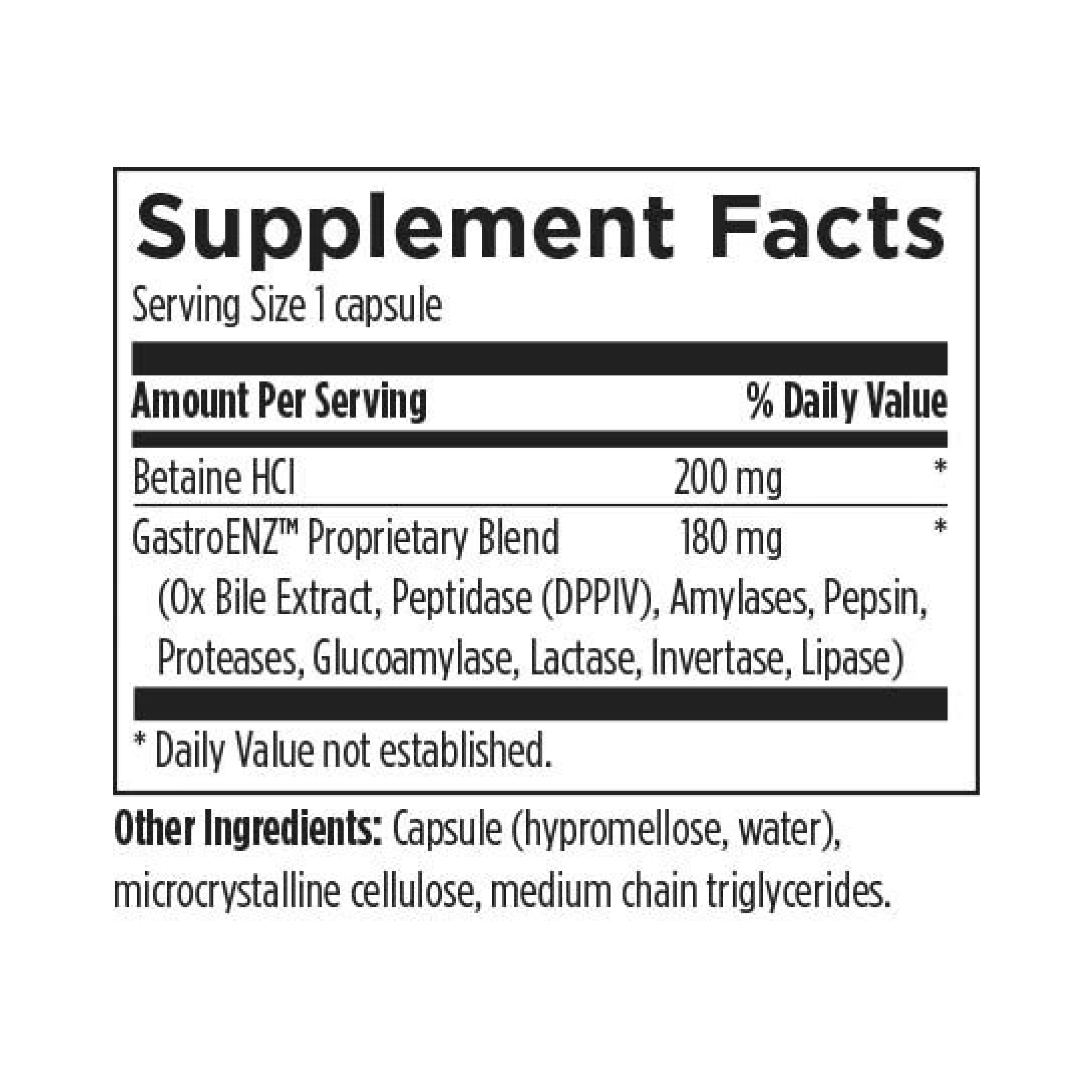 Designs for Health Digestzymes, 90 cápsulas