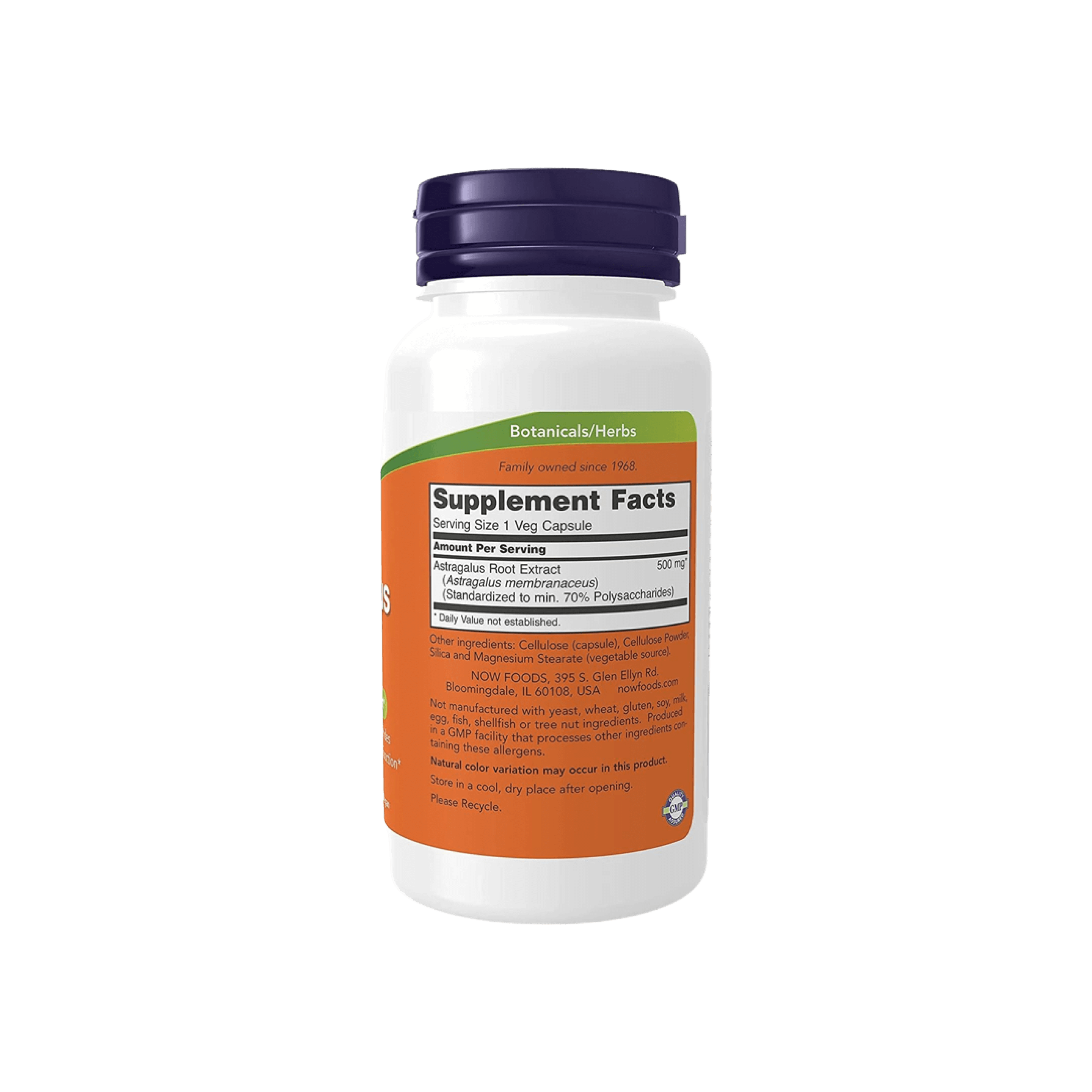 Now Foods Extracto de Raíz de Astrágalo 500 mg