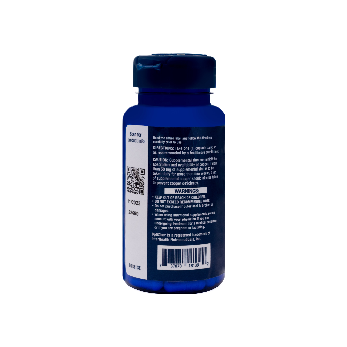 Life Extension Zinc 50 mg, 90 cápsulas