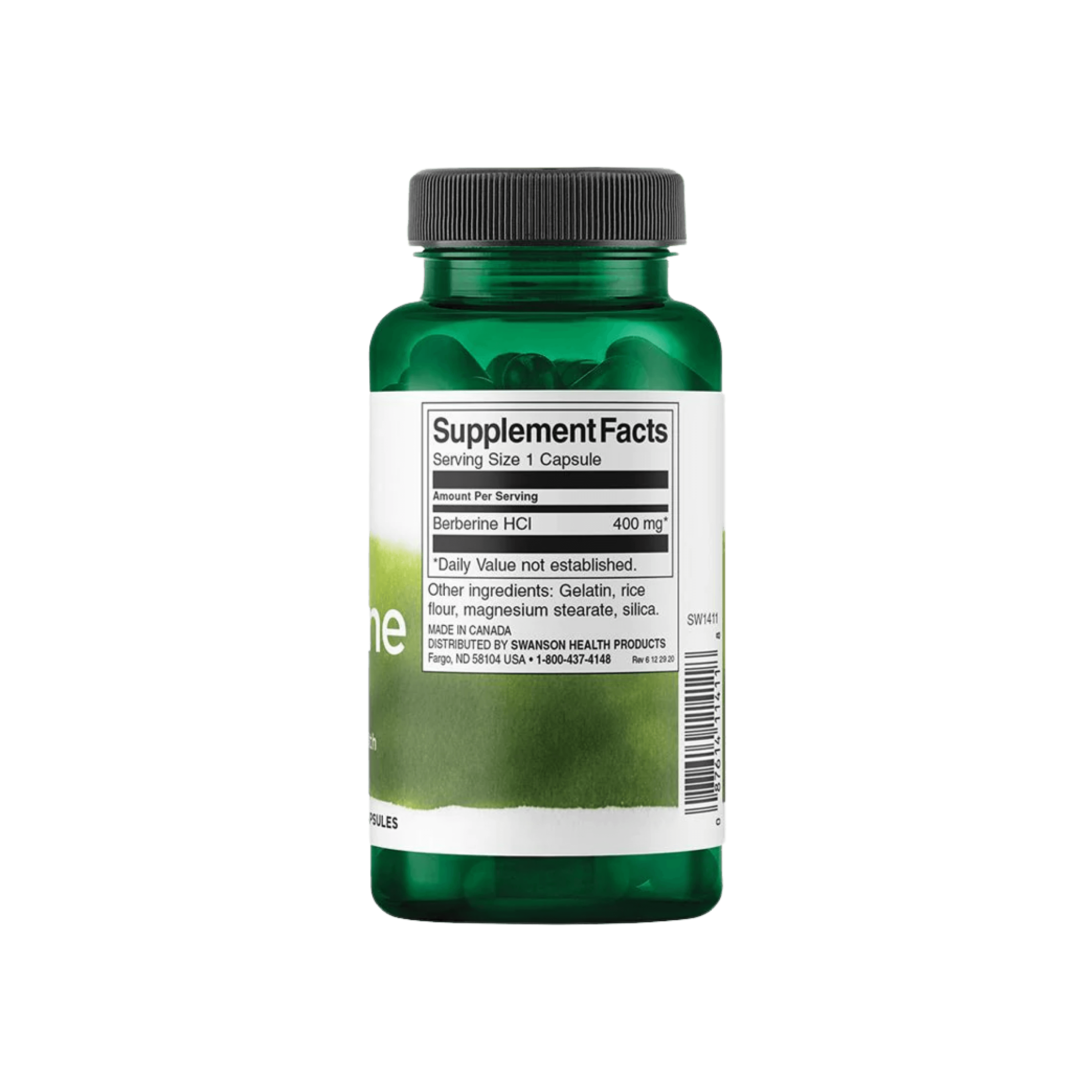 Swanson Berberina 400 mg, 60 cápsulas