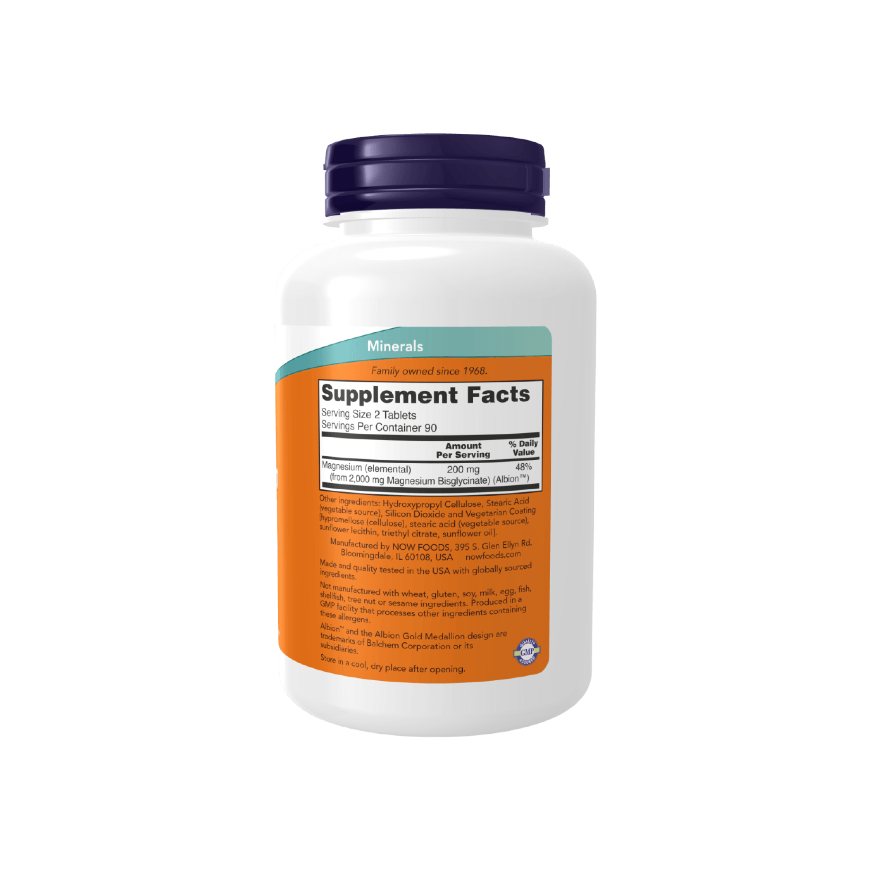 Glicinato de Magnesio | 180 tabletas | -GNAL-