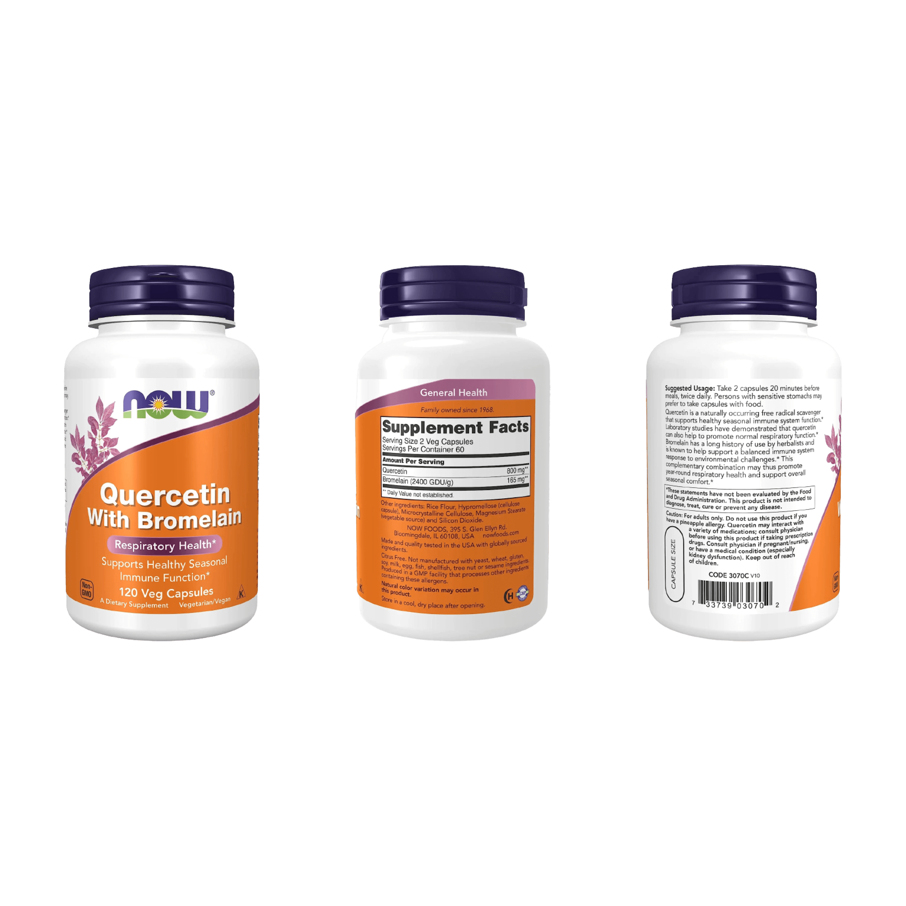 Quercetina con Bromelina