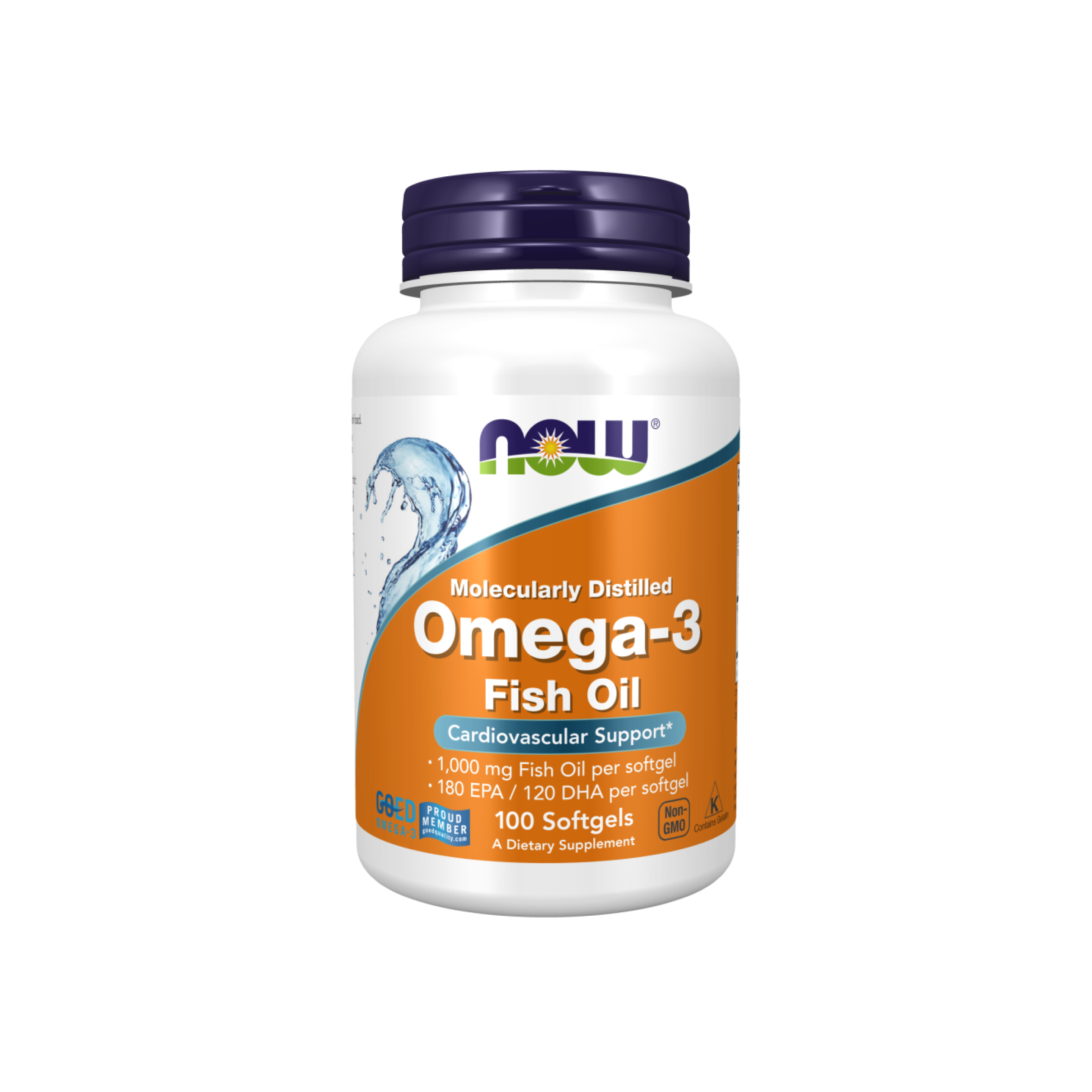 Now Foods Omega-3 1,000 mg, 100 cápsulas