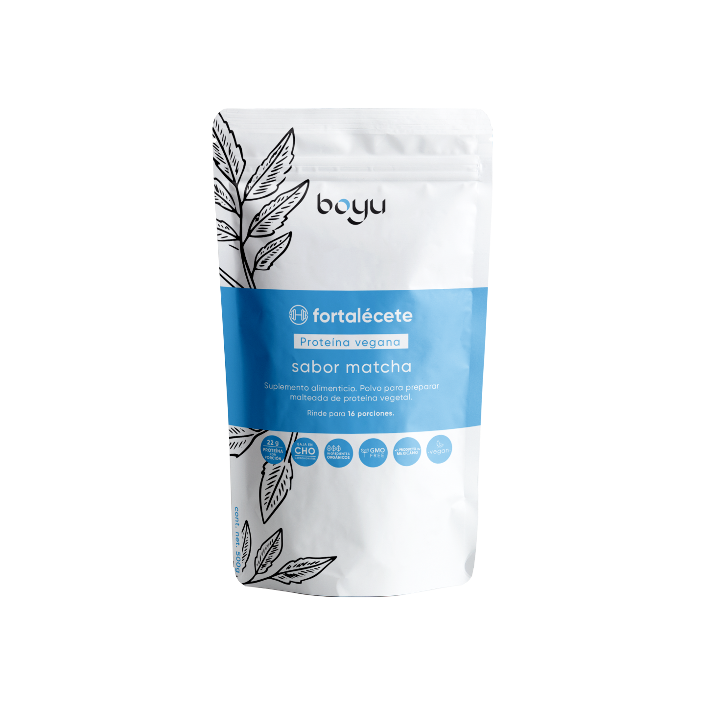 Proteína Vegana sabor Matcha Boyú 500g