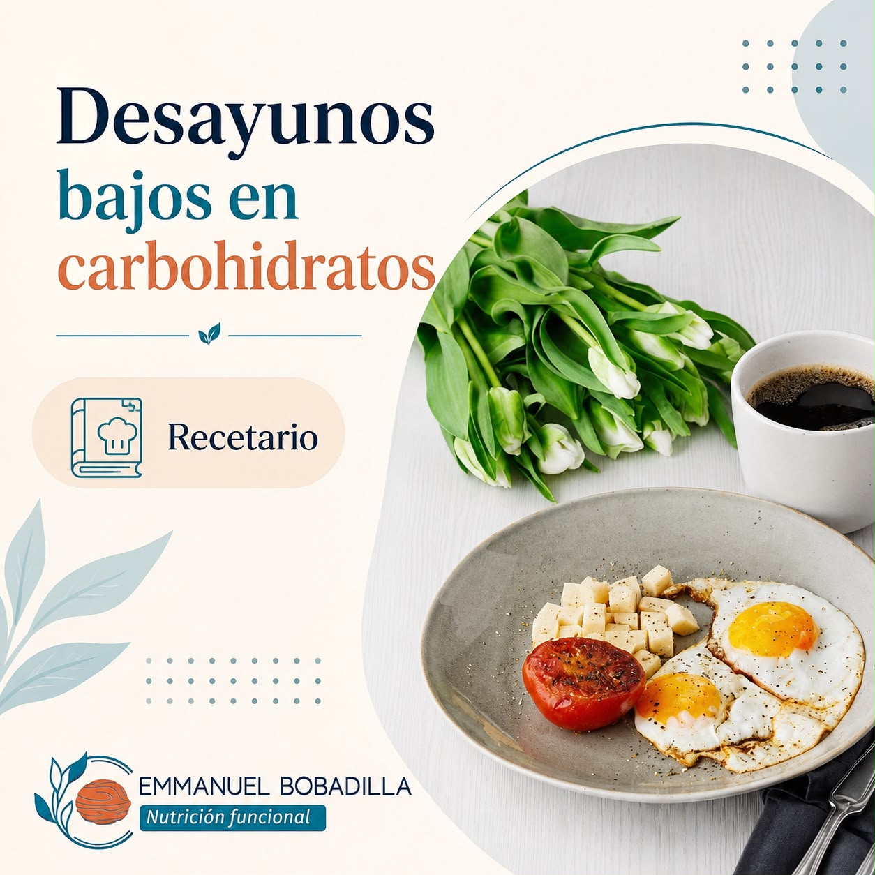Recetario desayunos bajos en carbohidratos