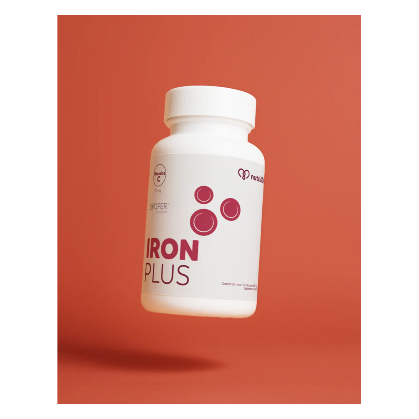 NutriADN Iron Plus 450 mg, 120 cápsulas