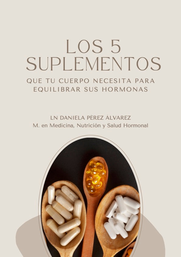Los 5 suplementos que tu cuerpo necesita para equilibrar sus hormonas