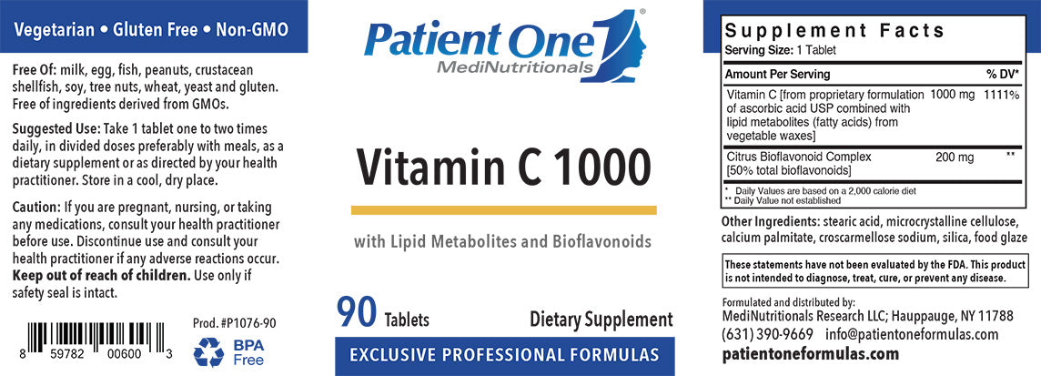 Vitamina C 1000 con Bioflavonoides