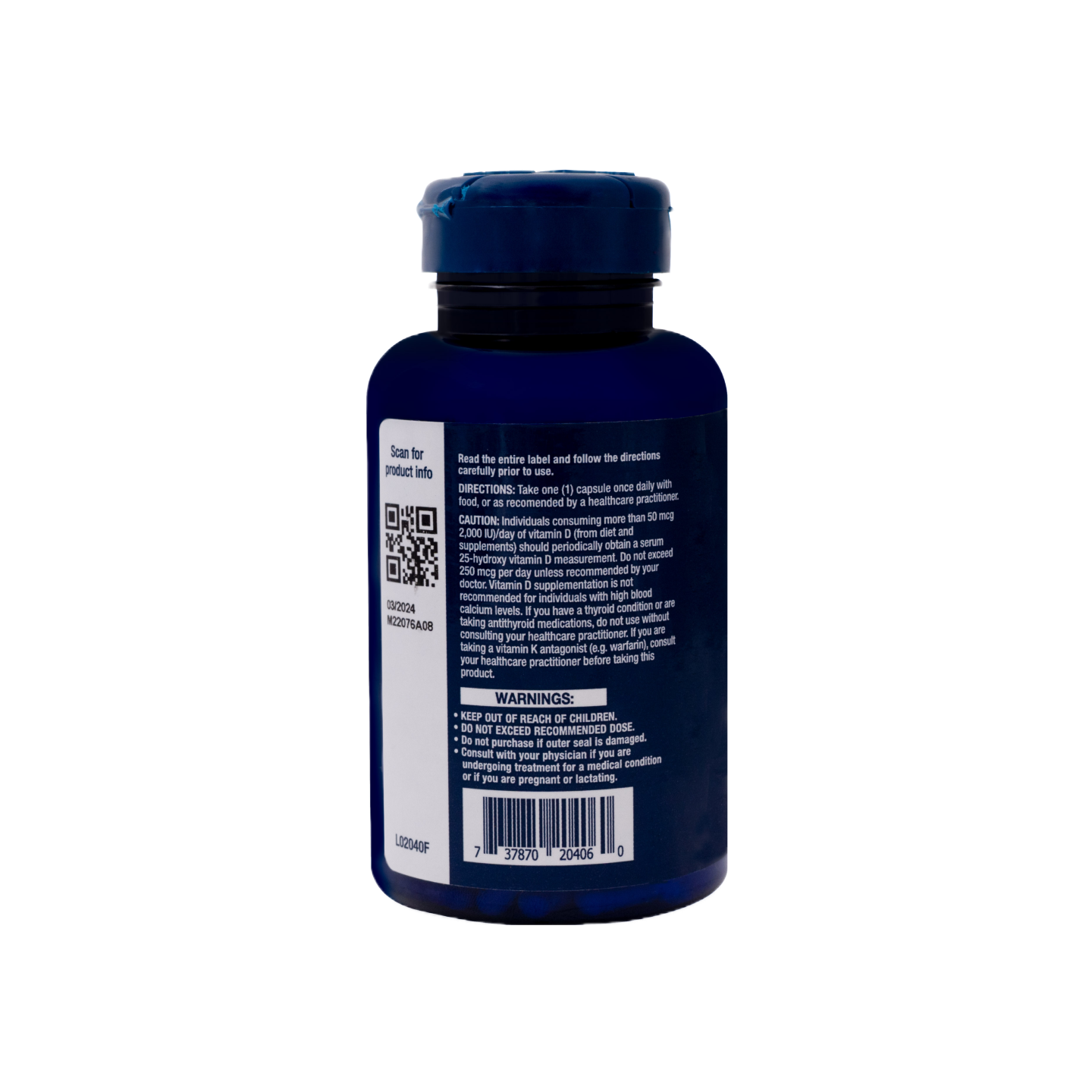 Vitaminas D y K con yodo marino