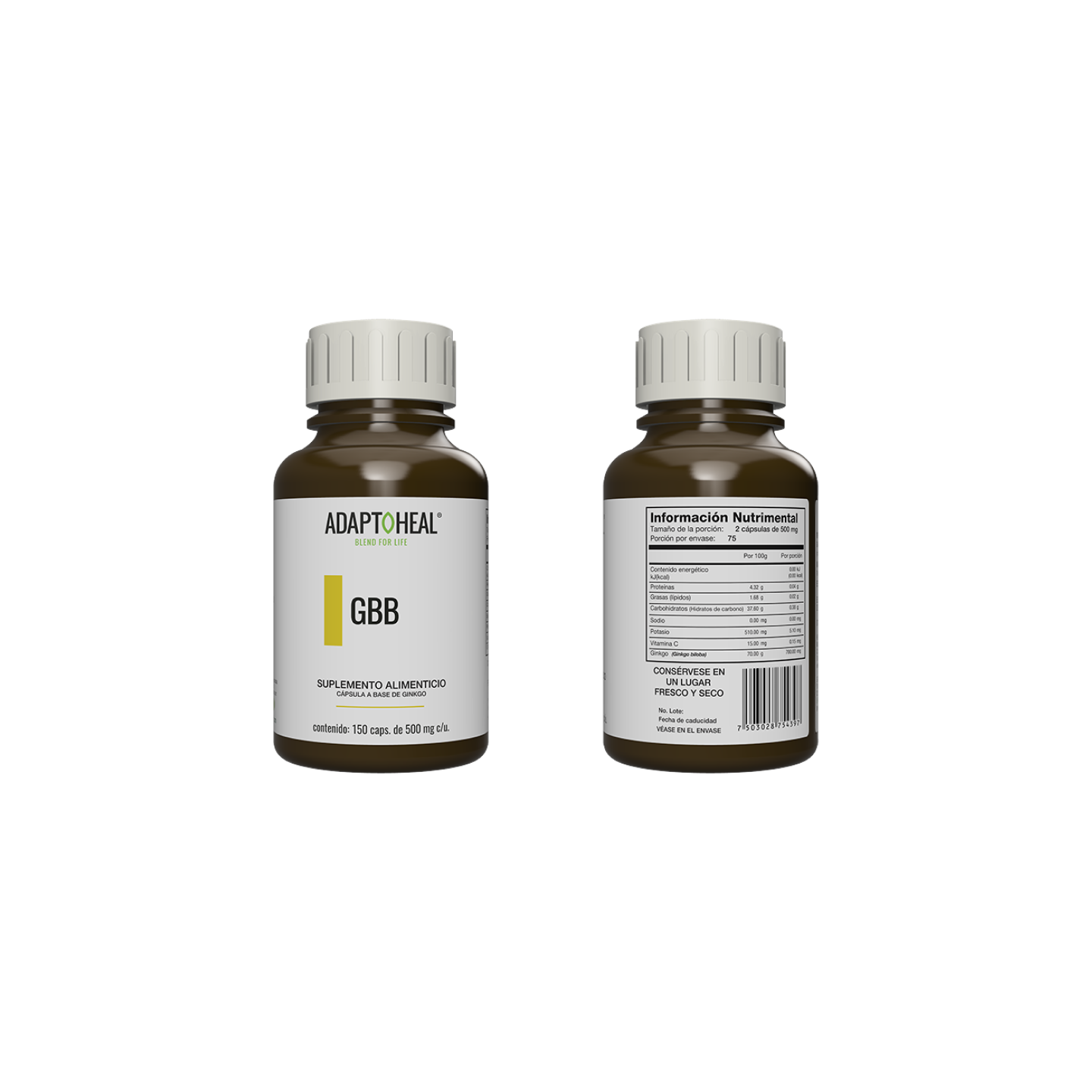 Adaptoheal Ginkgo Biloba 500 mg