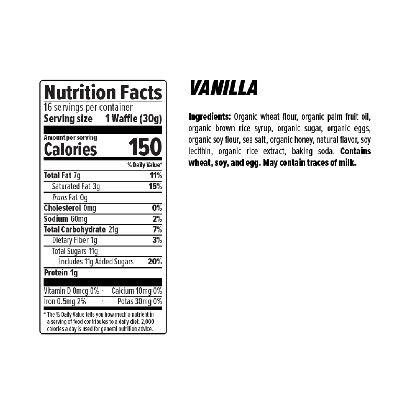 Waffles con Miel sabor Vainilla Honey Stinger (30gr x 16 Pack) -boyu.store-