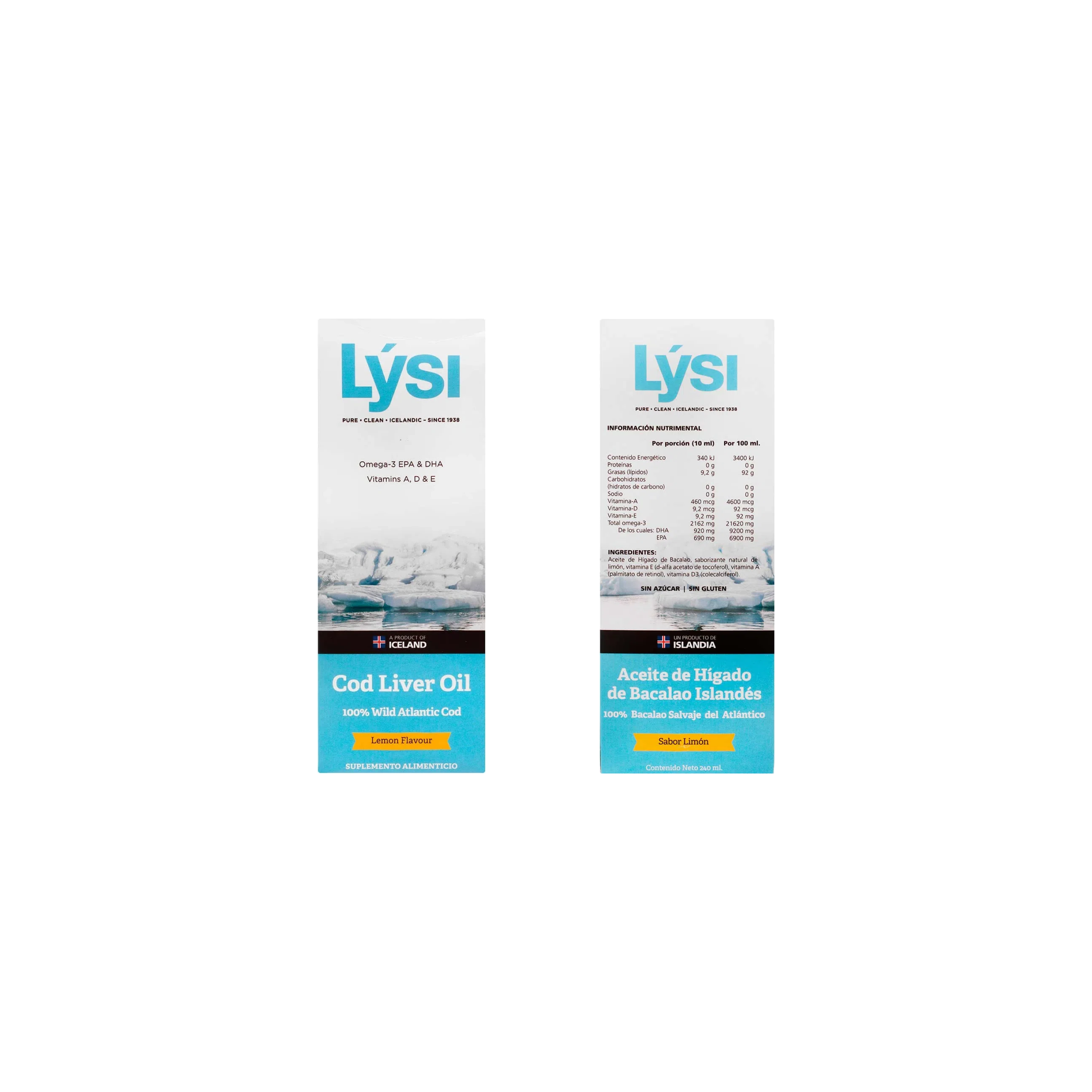 Lysi Omega 3 en Aceite de Hígado de Bacalao