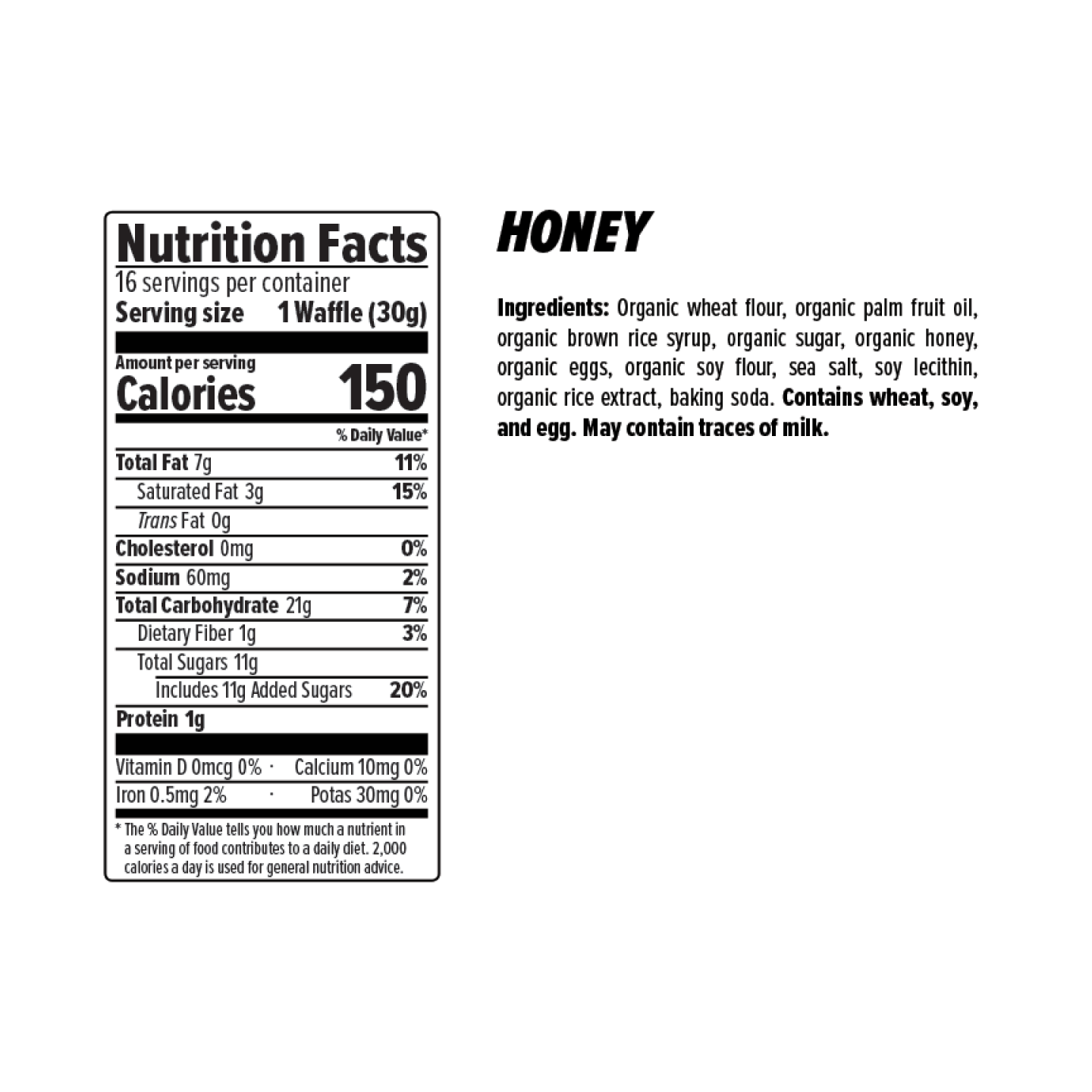 Waffles con Miel Honey Stinger (30gr x 16 Pack) -boyu.store-
