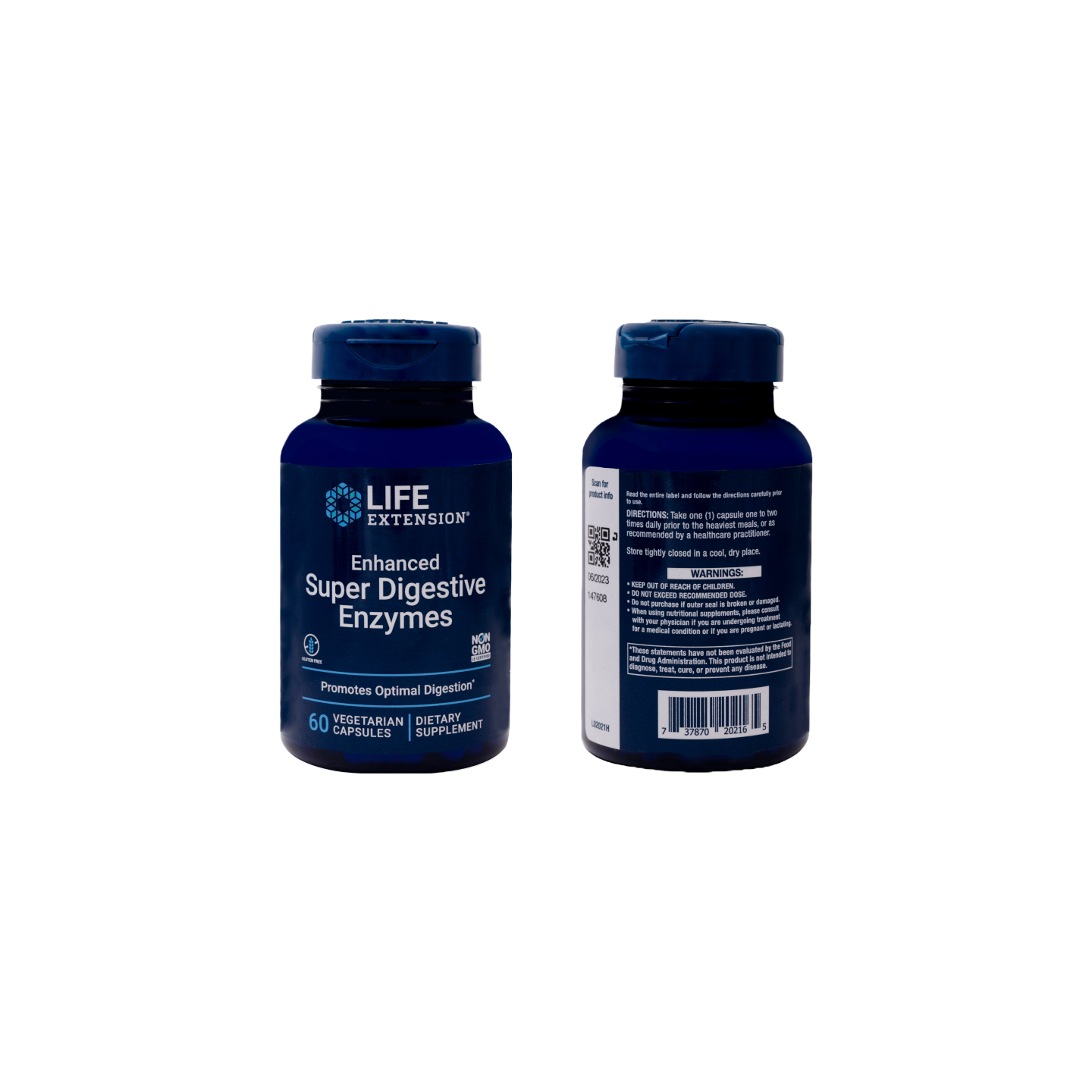 Life Extension Enzimas Digestivas, 60 cápsulas