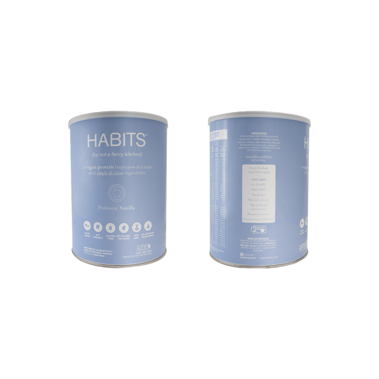 Proteína Vegana sabor Vainilla