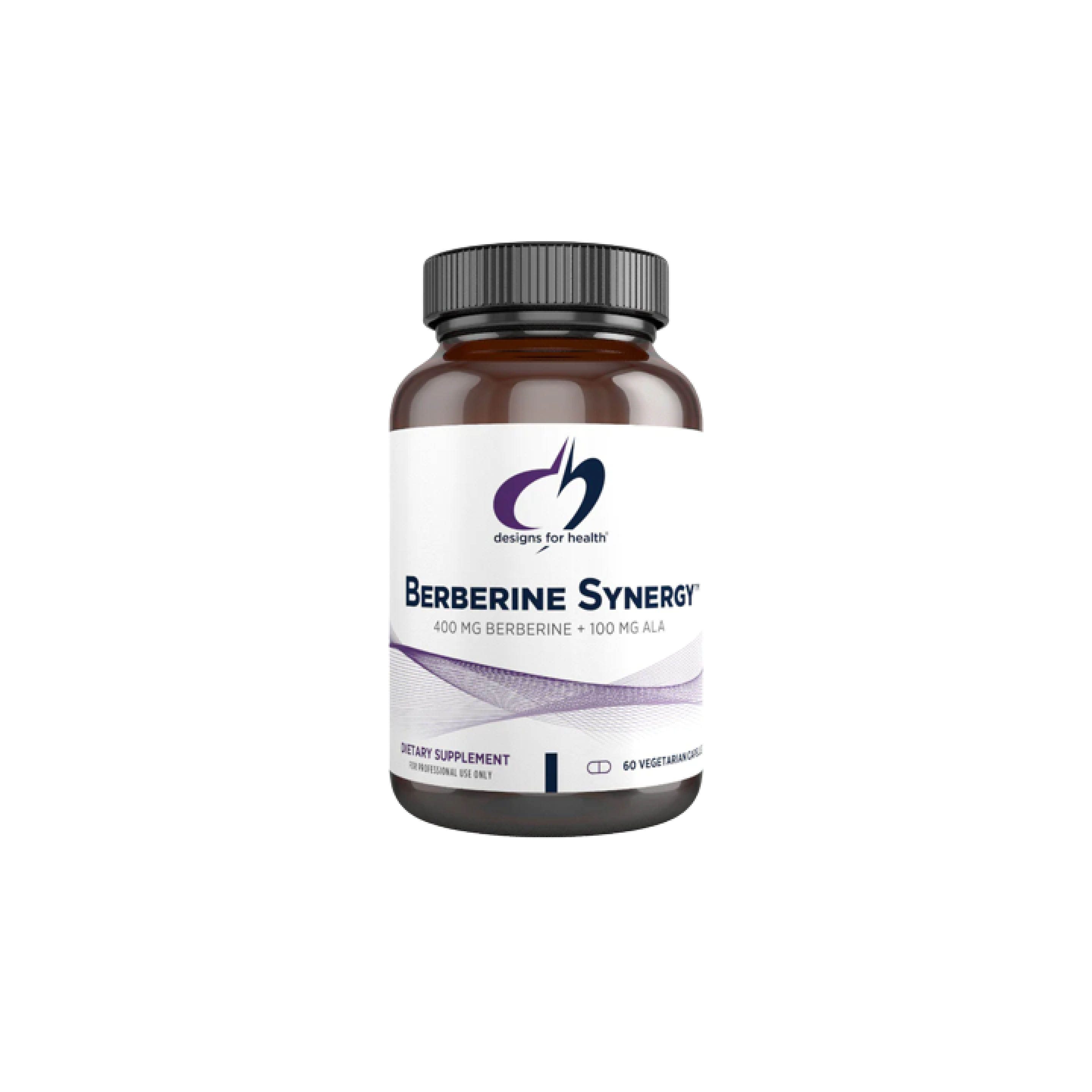 Designs for Health Berberine Synergy 400 mg + 100 mg ALA, 60 cápsulas