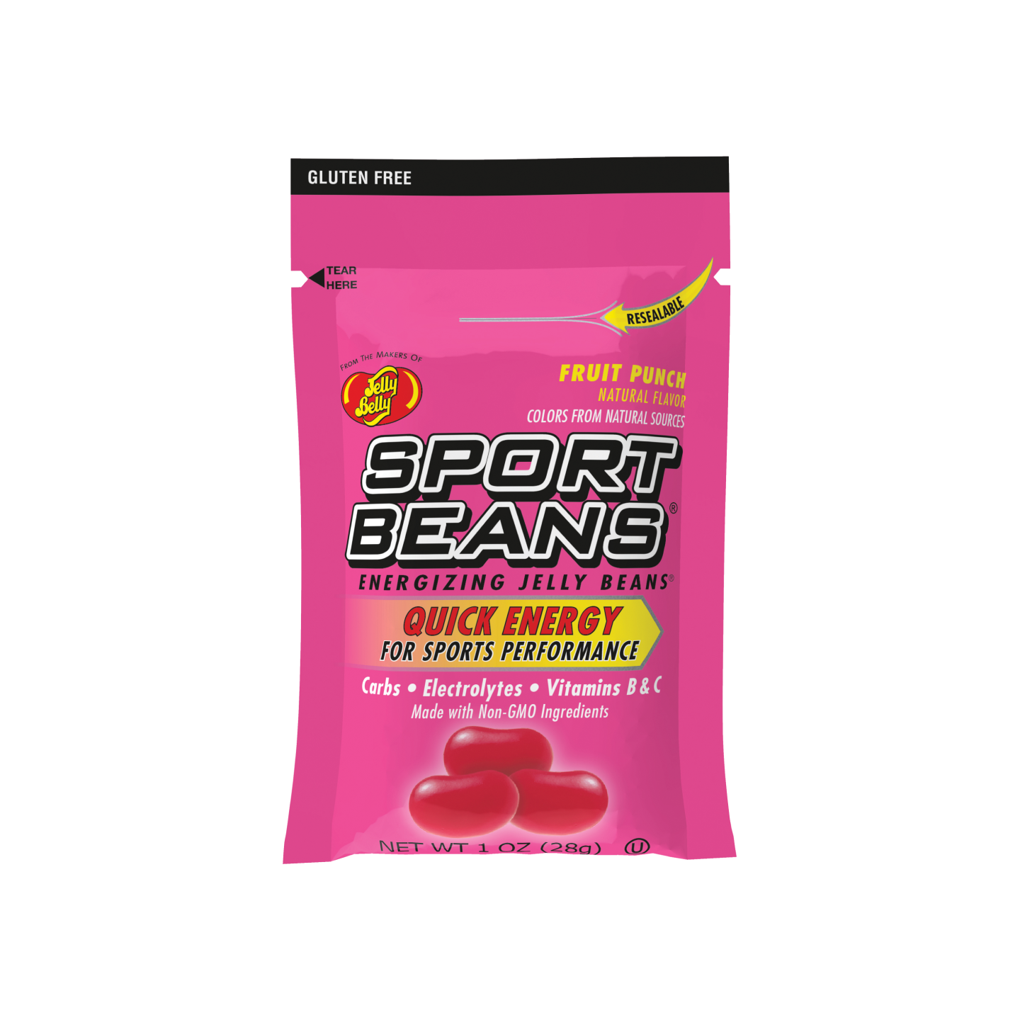 Jelly Bills sabor Ponche de Frutas Sport Beans (28gr x 24 Pack)